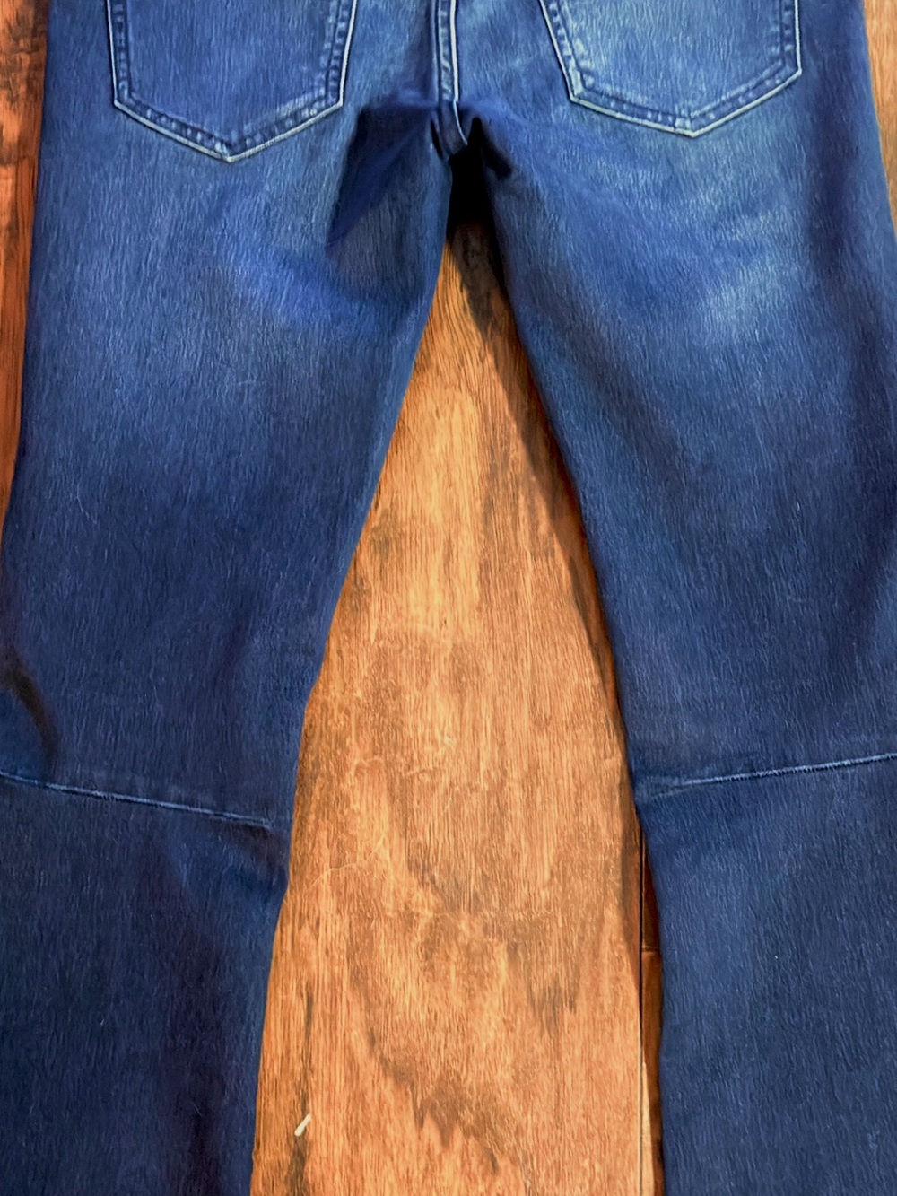 Free People High-Rise Blue Flare Jeans - Picture 8 of 9